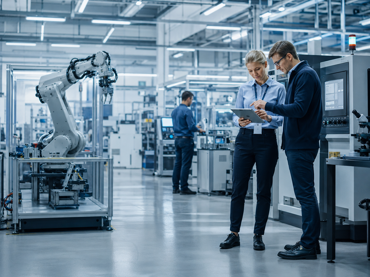Modern industrial automation facility
